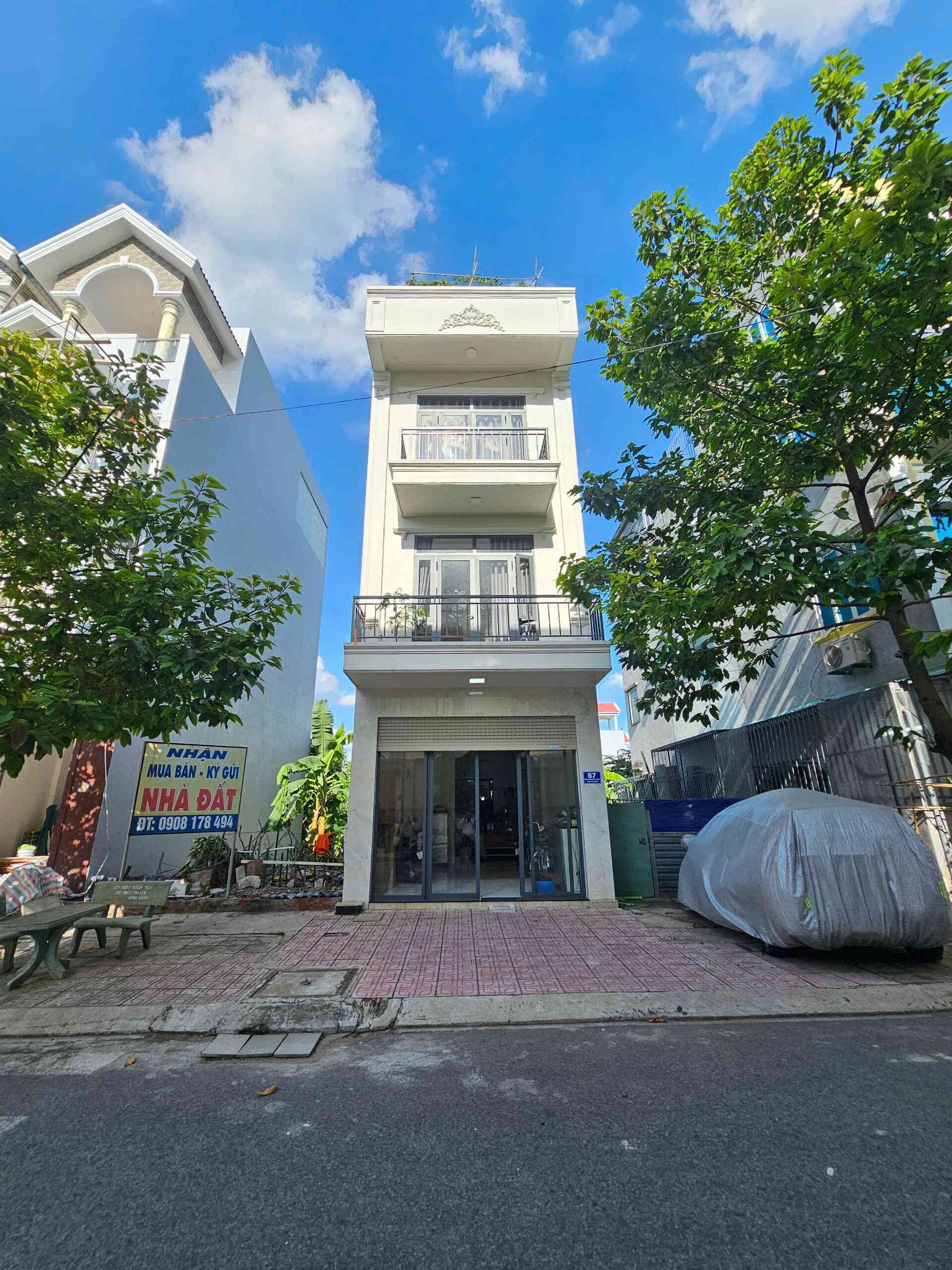 Bán nhà 1T2L 4.5×16.4m, đường D1 KDC Phú Hồng Thịnh 6 p. Bình An
